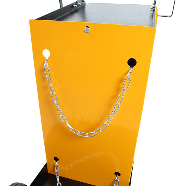 Multi-function welder trolley, MIG TIG ARC plasma cutter storage tank with 2 safety chains, portable 4-drawer chest, weight 280 LBS