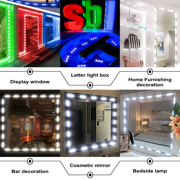 Waterproof 5050 SMD RGB LED Module Light Store Front Window Letters Sign Lamp