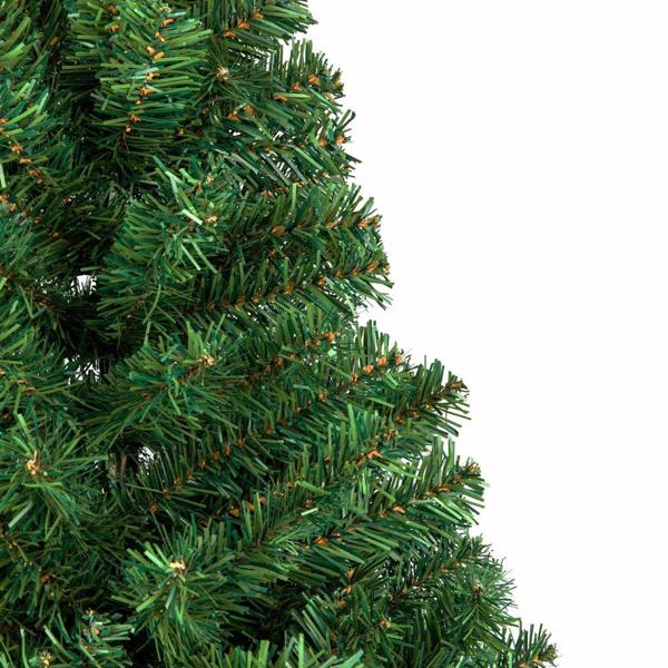 4 FT Artificial Christmas Tree, Unlit Christmas Pine Tree with 230 Branch Tips and Sturdy Metal Stand for Office Home Store Party Holiday Decor, Green