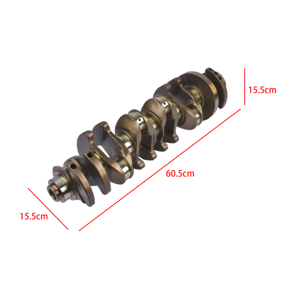 Crankshaft 7527883 for BMW E90/E91/E92/E93 E60/E61 E82/E88 N54B30 Engine 6 Holes