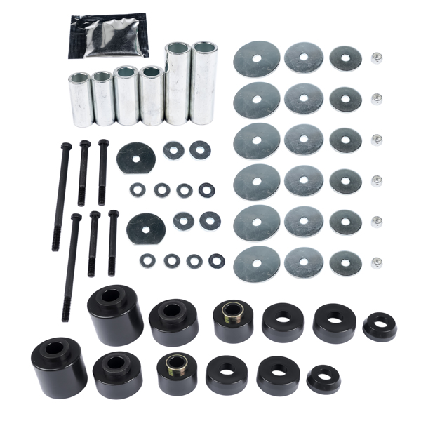 Suspension 4.4123R Polyurethane Body Cab Mount Bushing Kit for 1980-1998 Ford