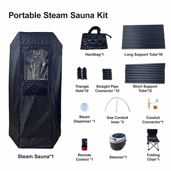 Sauna Box XL Portable Sauna Portable Sauna for Home with 4L Steam Generator Equipped with Remote Control Saunabox Sauna Chair Suitable for at Home Spa Relax Muscles and Relieve Pain