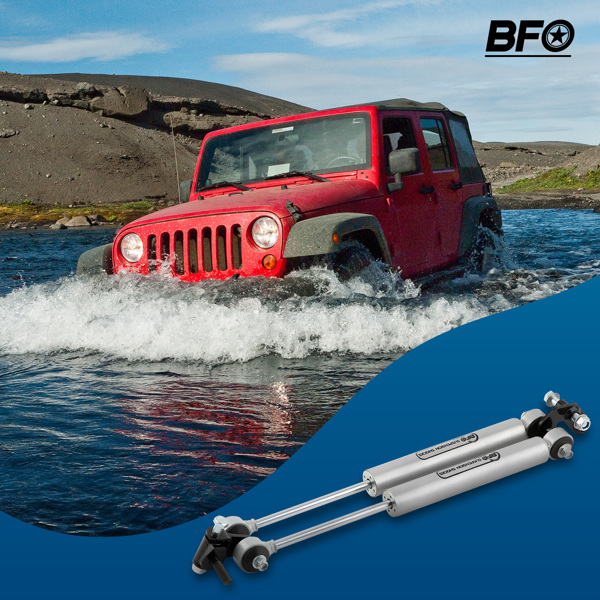 Dual Steering Stabilizer Kit for Jeep Cherokee XJ 84-01 Wrangler TJ 97-06