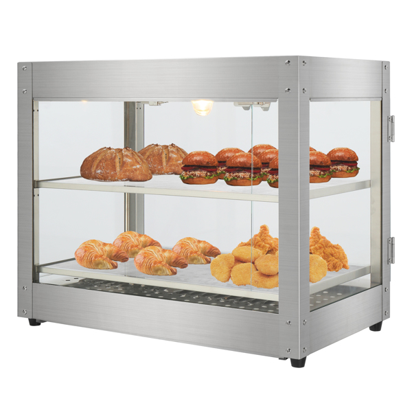 110.00V 800.00W Two Layers Stainless Steel Color Stainless Steel/Tempered Glass Warming Cabinet