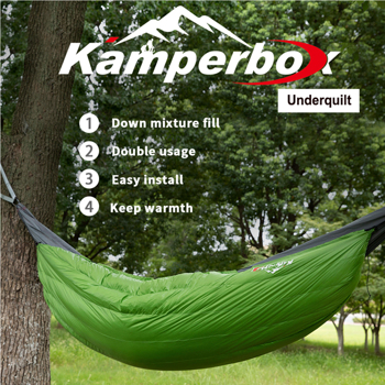 Kamperbox Outdoor Camping Underquilt Sleeping Bag Hybrid Filling Sleeping Bag Quilt Blanket Hybrid Sleeping Bag Hammock Underquilt Camping Quilt