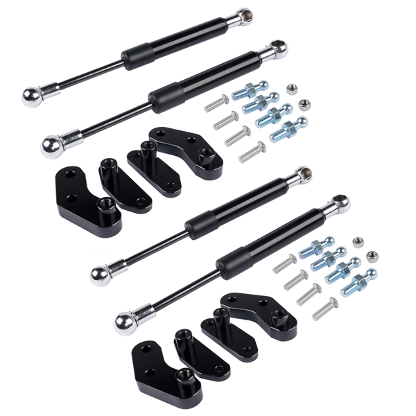 4Pcs Black Front & Rear Door Opener Kit For 2017-2024 Can-Am Maverick X3 Max 4x4