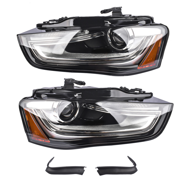 Headlight HID Driver + Passenger Side for 2013-2016 Audi A4 Quattro 2.0L Non-AFS 8K0941043E 8K0941044E