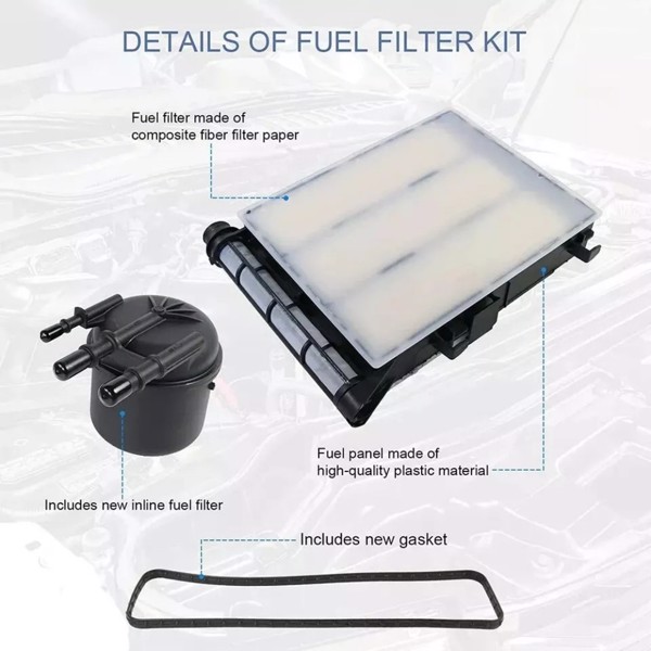 FD4625 AA Fuel/Water Filter for 17-22 Ford F-250 F-350 F-450 6.7L