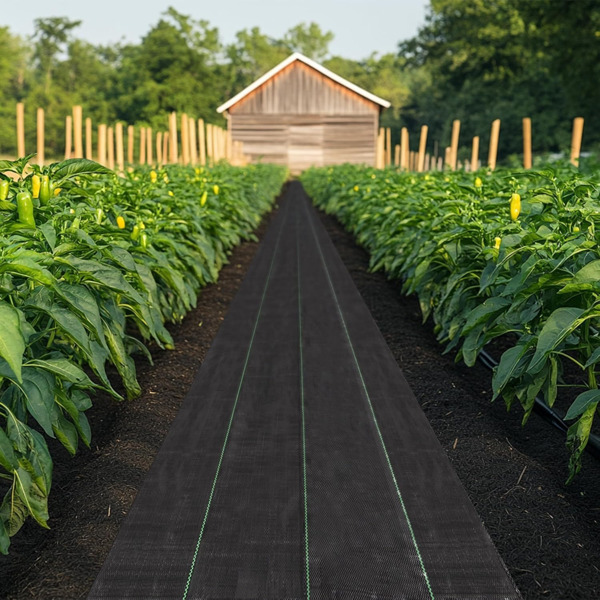 Weed Barrier Landscape Fabric Heavy Duty，Weed Block Gardening Ground Cover Mat, Weed Control Garden Cloth ，Woven Geotextile Fabric for Underlayment，Commercial Driveway Fabric-3FT*50FT(Stacking)