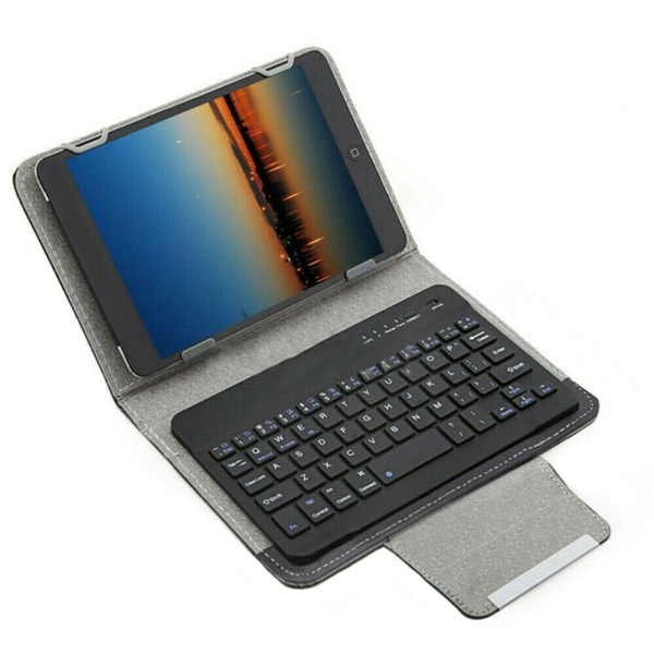 For Universal Android Tablets 10.1/10.5 Tablet Bluetooth Keyboard Case Cover[Black,Fits 10/10.1/10.5 Inch Tablet]