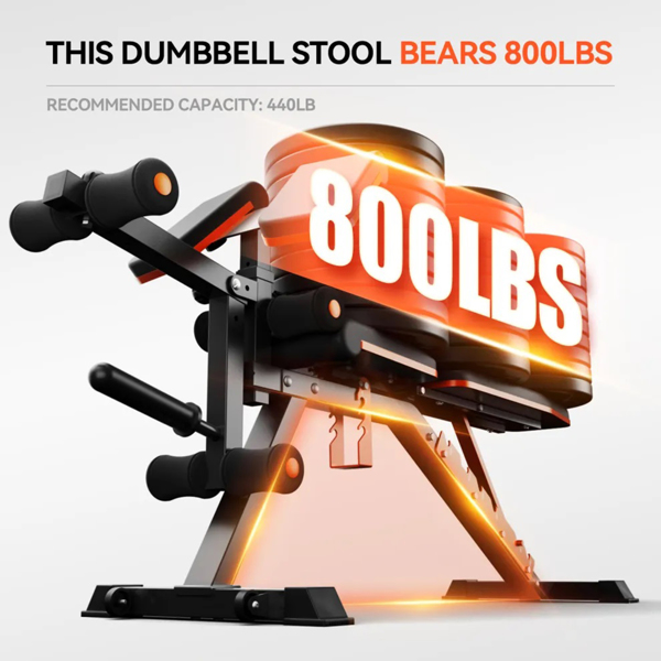 DAV 可调式弯举举重台（带腿部伸展功能）【支持自提面单、每日面单提交截止时间16：00】-6