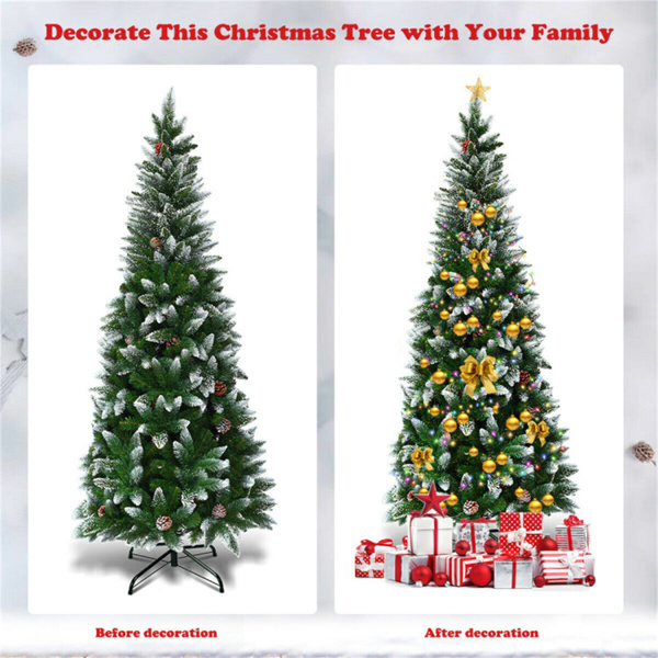 5 Feet Artificial Christmas Tree with Pine Cones