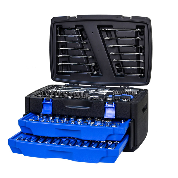 Black Hand Tool Box with  Toolset 266Pcs