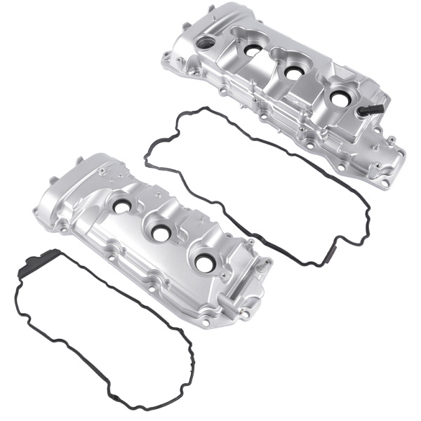 Set of 2 Engine Valve Cover Assembly Kit For Chevy Impala GMC Terrain 3.0L 3.6L 12647772 12583385