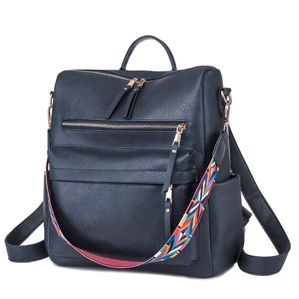 Women's Fashion Backpack Purses Multipurpose Design Handbags and Shoulder Bag Leather Women Backpack School Bag