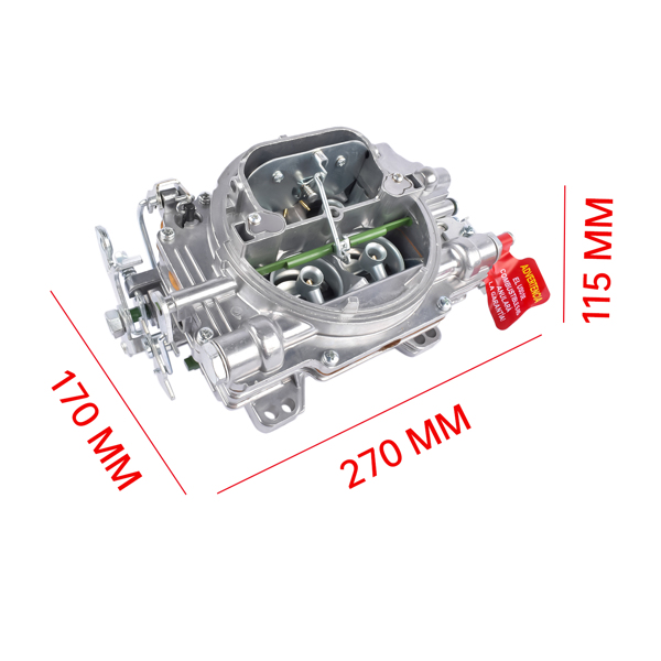 1405 Carburetor for Performer 600 CFM 4-Barrel Square Bore Manual Electric Choke