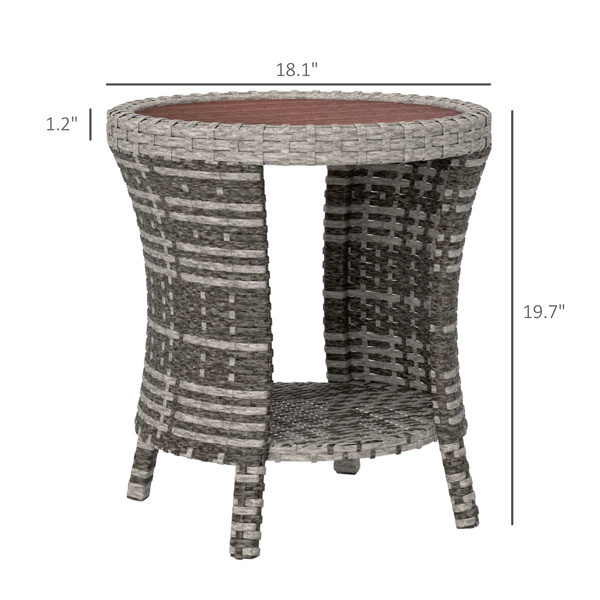 Rattan Table、Coffee Table ( Amazon Shipping)（Prohibited by WalMart）