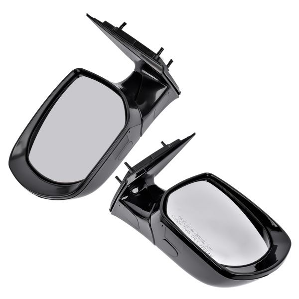 2Pcs White Mirrors Left + Right Heated Signal for Hyundai Santa Fe Sport 2013-2018 876104Z005, 876204Z005