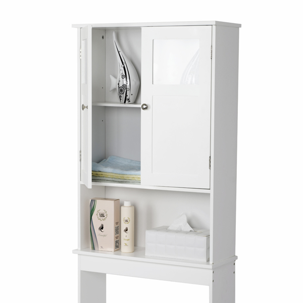 FCH Double Doors Bathroom Cabinet White