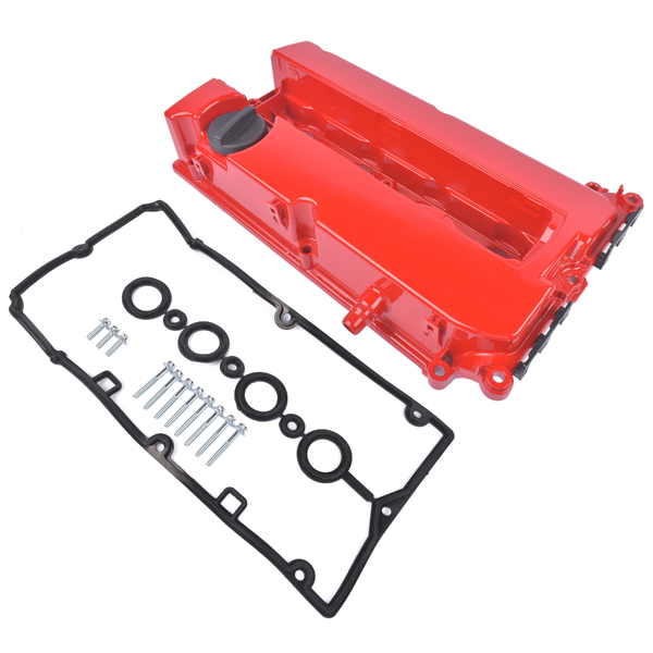 Aluminum Red Valve Cover & Gasket for Pontiac G3 Chevy Cruze Sonic Aveo Aveo5 Saturn Astra 1.6 1.8L 2008-2018 55558673, 55564395