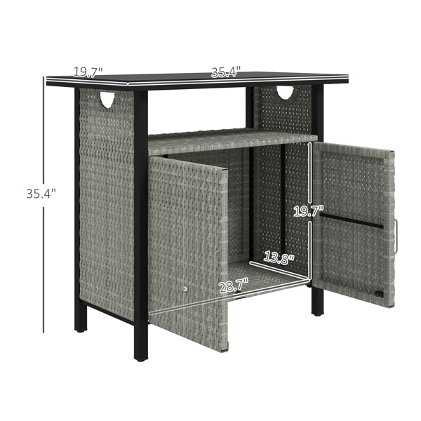 Rattan Storage Cabinet/Storage Cabinets/Lockers