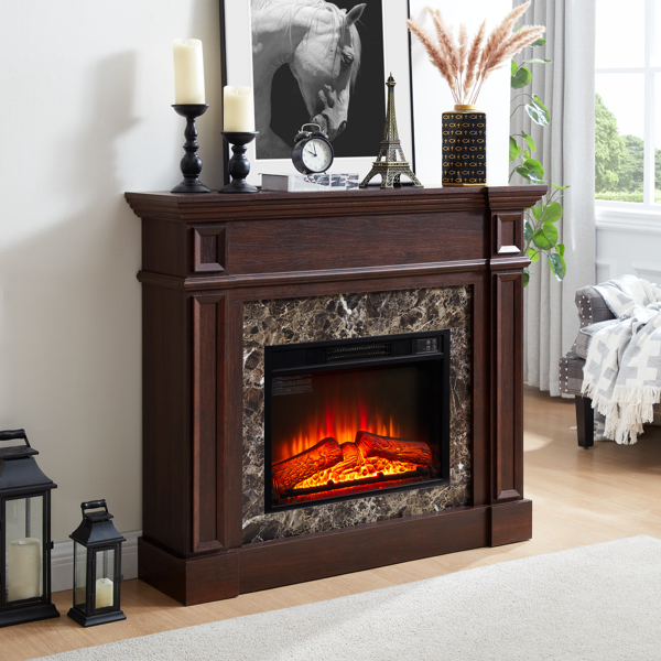 Only Mantel (NOT INCLUDED 23" FIREPLACE)--Cherry, 45.6"W*11.8"D*40"H