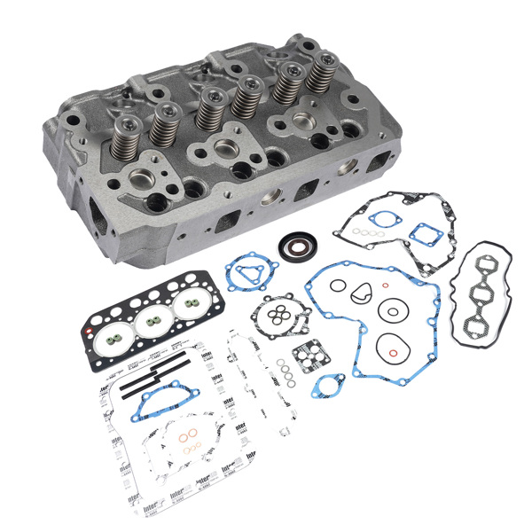 Cylinder Head Assy & Gasket Set for Mitsubishi S3L CAT EC25 Caterpillar 303SR