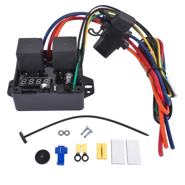 0444 Digital Radiator Fans Controller Swith Kit 12V and 24V PART #DC-0444