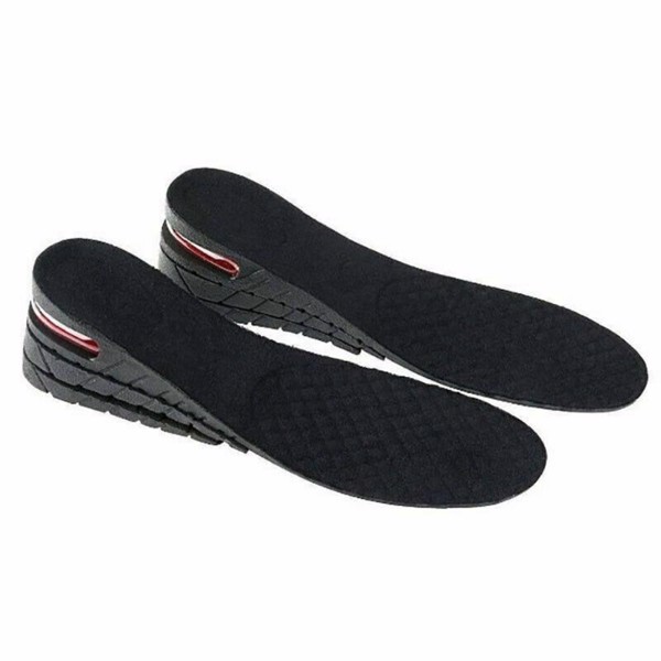 9cm Unisex Shoe Insert Taller Lift Height Up Increase Heel Height Insoles 4layer