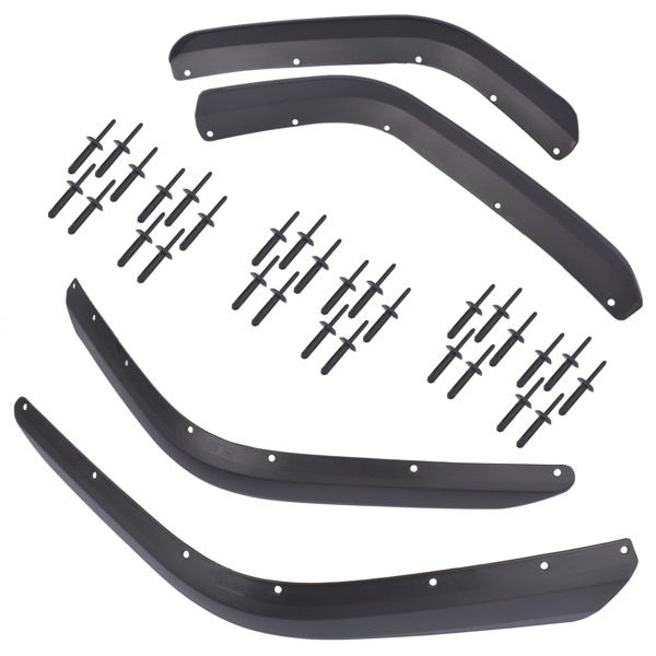 Front & Rear Fender Flares Extensions Set for Jeep Wrangler JL JLU l4 V6 18-24