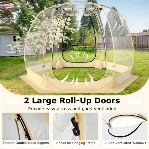 11 x 11 Feet Clear Dome Pop up Bubble Tent 