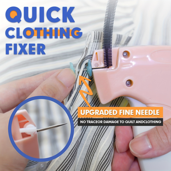 Quick Clothing Fixer Consulbefor Sewing Machine Quilt Tacking Gun Micro Stitch Gun Mini Stitch Hemming Gun for Clothes Micro Tagging Stitch Tool for Clothing