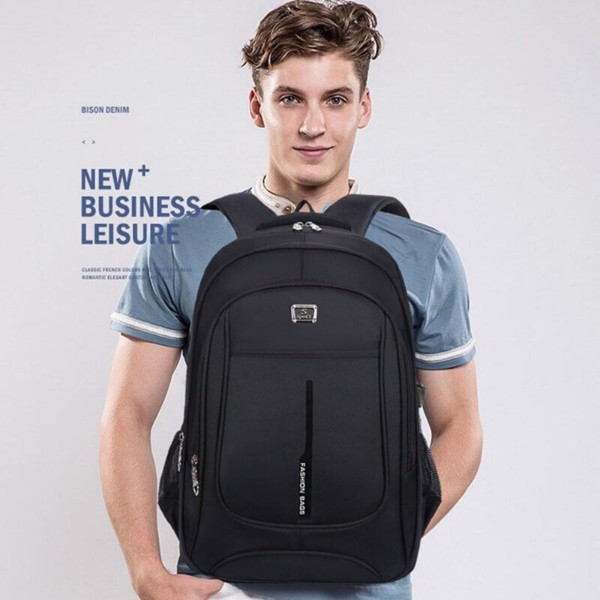 17.3" Men Women Laptop Backpack 40L Large Waterproof Rucksack Travel School Bag