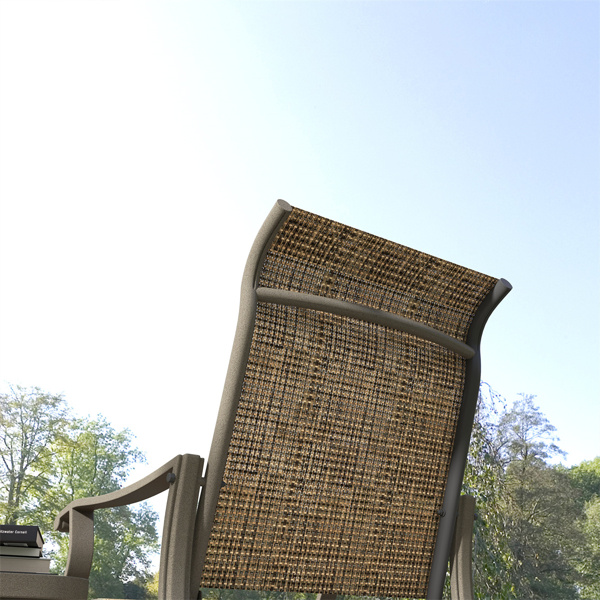 Outdoor dining table and chair