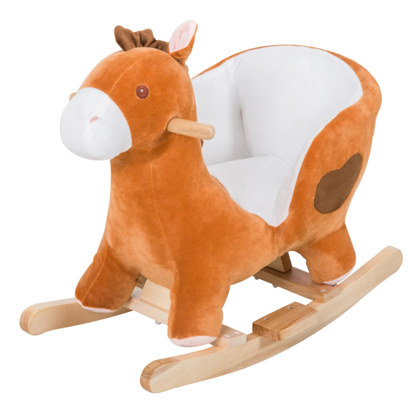  Baby rocking horse toy with music playback Pony style