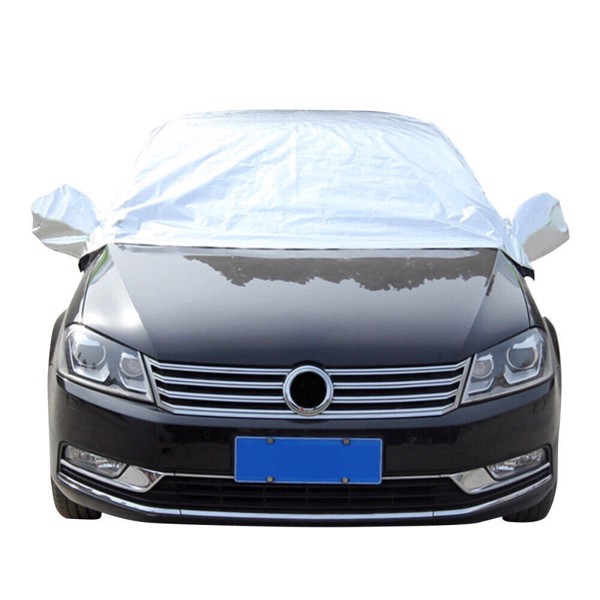 Half Car Cover Top Roof Sun UV/Rain Protection Waterproof Outdoor Universal 190T