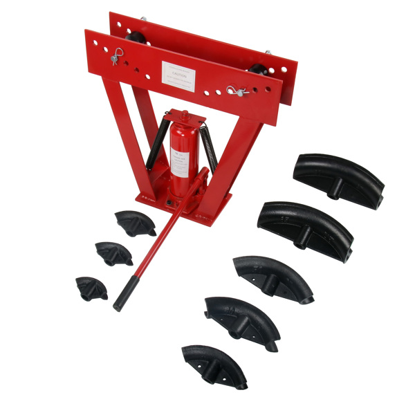 Pipe Bender Manual Hydraulic 16 Ton red iron MT034020 (Ban the sale of Amazon)(No support for returns without reason)