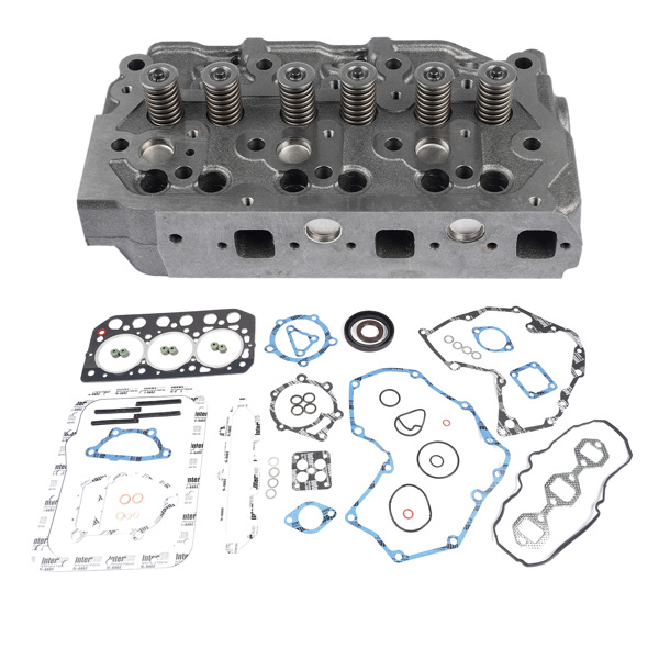 Cylinder Head Assy & Gasket Set for Mitsubishi S3L CAT EC25 Caterpillar 303SR