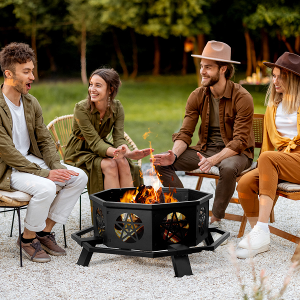 43-inch outdoor fire pit