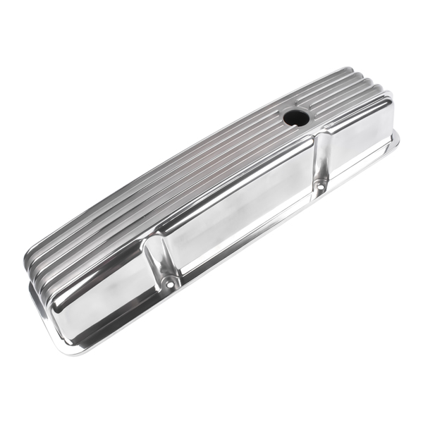 Finned Aluminum Tall Valve Covers with Bolts for Chevrolet Small Block 283 302 305 327 350 400 1958-1986