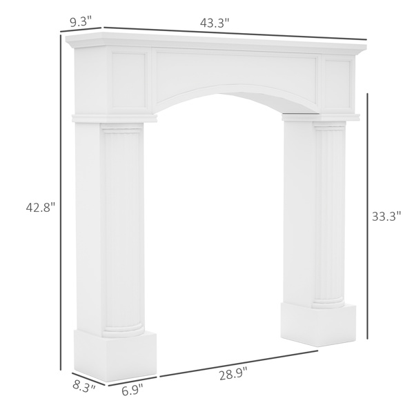  Fireplace Mantel ( Amazon Shipping)（Prohibited by WalMart）