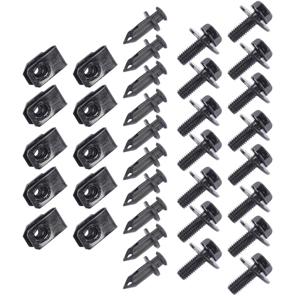 35X Body Bolts U-nut Clips For Dodge M6 Engine Under Cover Splash Shield Guard