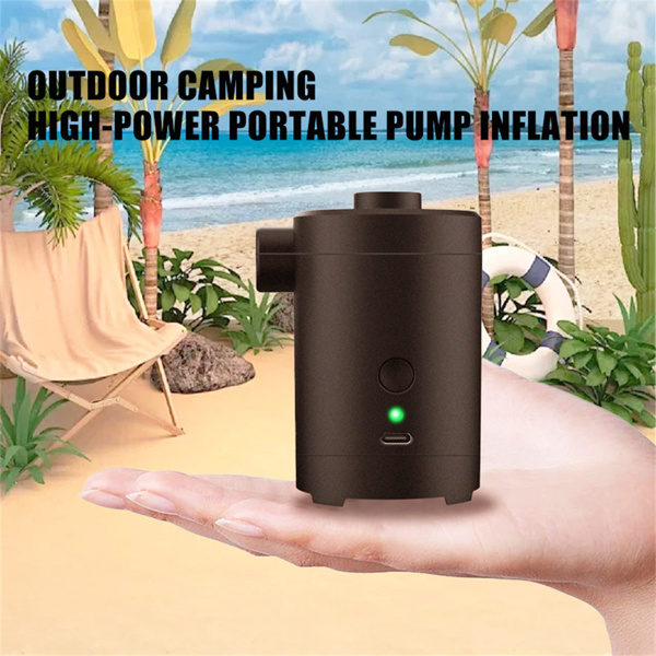 Portable Electric Air Pump, 3600mAh, Air Mattress Pump With 4 Nozzles, Ultra-high Inflation Rate Of 450l/min, Suitable For Air Mattress, Pool Toys