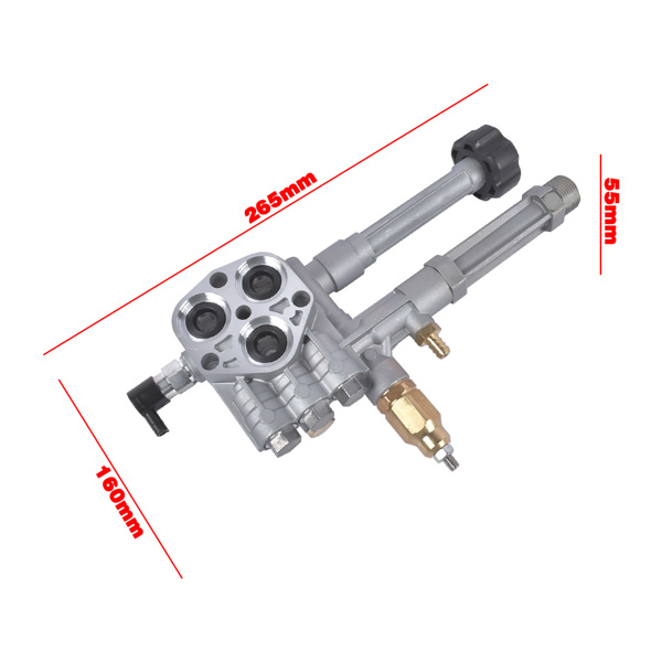 Complete Pressure Washer Pump Head Assy AR42518 AR43061 AR42940 for RMW SRMW Pumps SRMW2.2G26 RMW2.2G24  RMW2G25 RMW2.2G20D