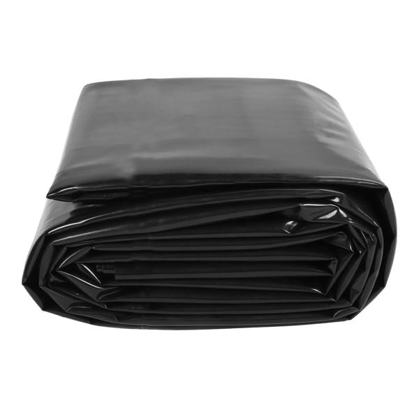 Pond Liner HDPE Prevent Leakage Easy Cutting for Outdoor Aquaculture Water Garden 0.5mm Thickness 4x6.1meter