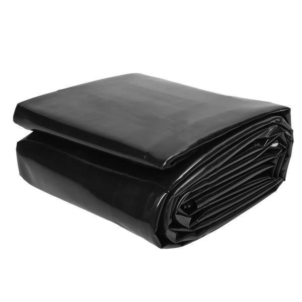 Pond Liner HDPE Prevent Leakage Easy Cutting for Outdoor Aquaculture Water Garden 0.5mm Thickness 4x6.1meter