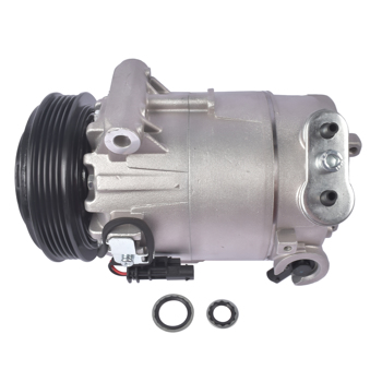 A/C Compressor & Clutch for Chevy Impala Malibu Equinox GMC Terrain Buick Regal 2.0 2.4 2.5L 2013-2019 23314082, 23338189