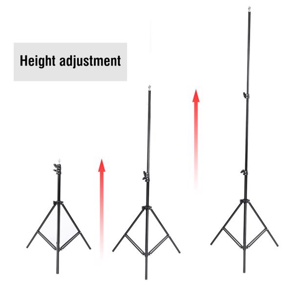 2*2m Photography Chromakey Backdrop Studio Stand Background Clamp Kit