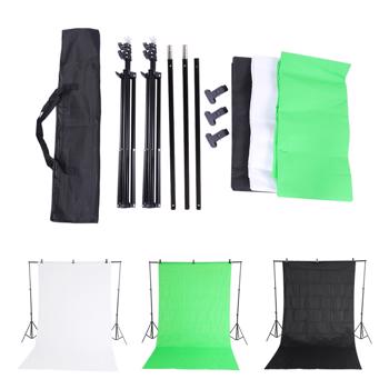 2*2m Photography Chromakey Backdrop Studio Stand Background Clamp Kit