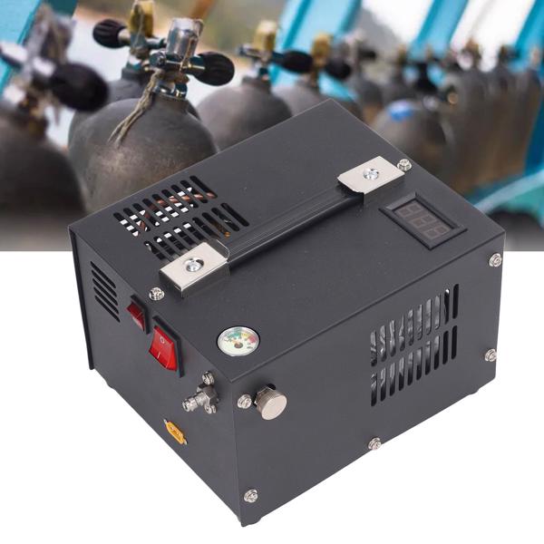 Air Compressor Portable 4500Psi 30mpa 12V High Pressure Pump Oil Water Free for Gun Paintball Tank